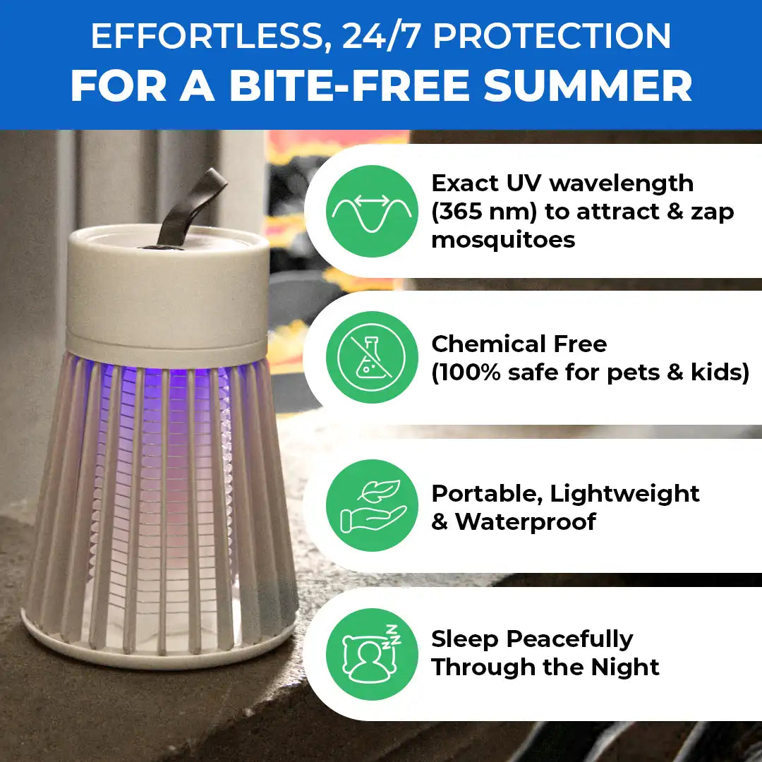 Kill Mosquitoes Instantly With This Powerful Bug Destroying Zapper!