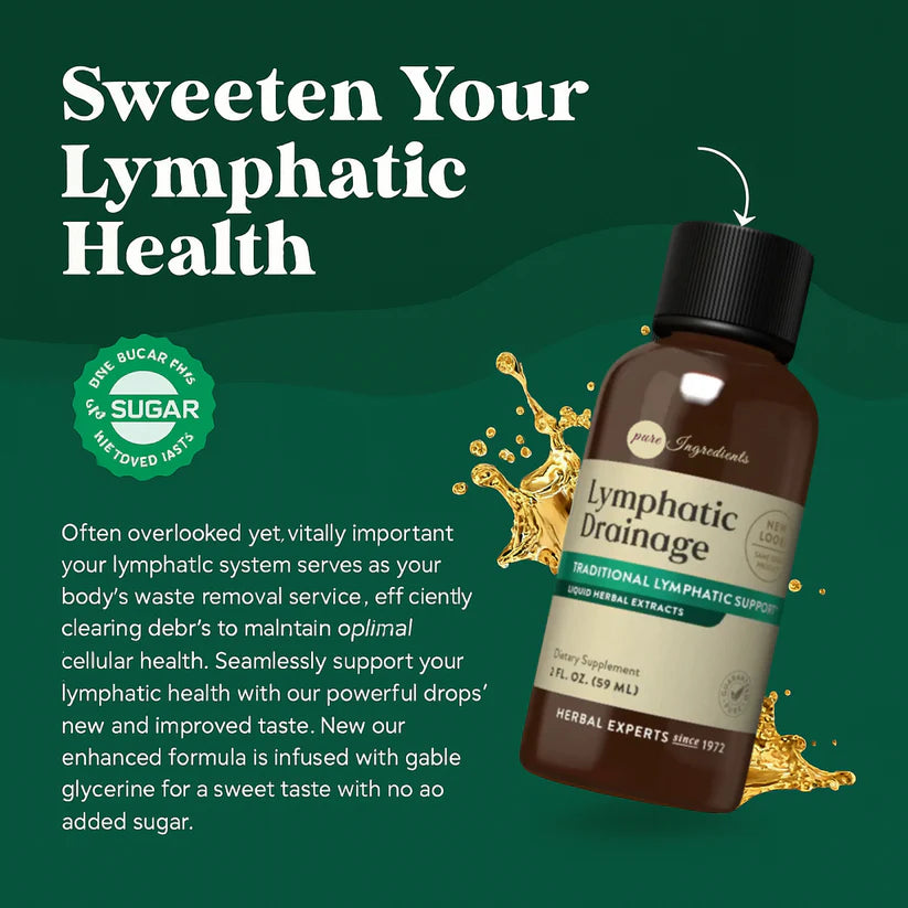 Lymphatic Drainage with Liquid Herbal Extracts