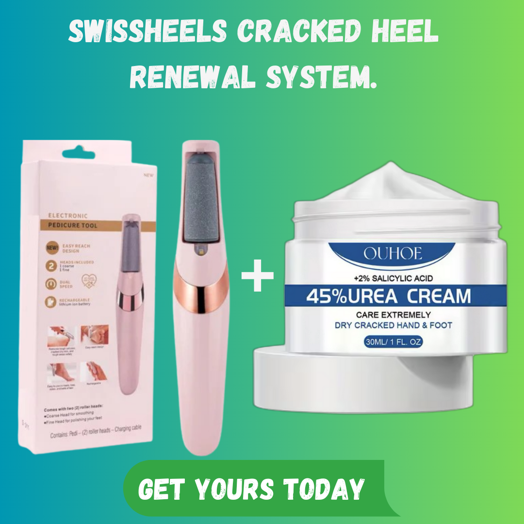SwissCure Duo – Callus Remover & Urea Cream for Soft, Smooth Feet!