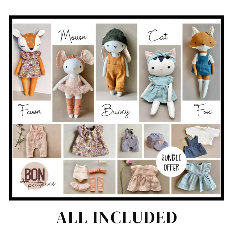 Sewing Patterns Bundle ( 6-in-1 Valued at 50$)