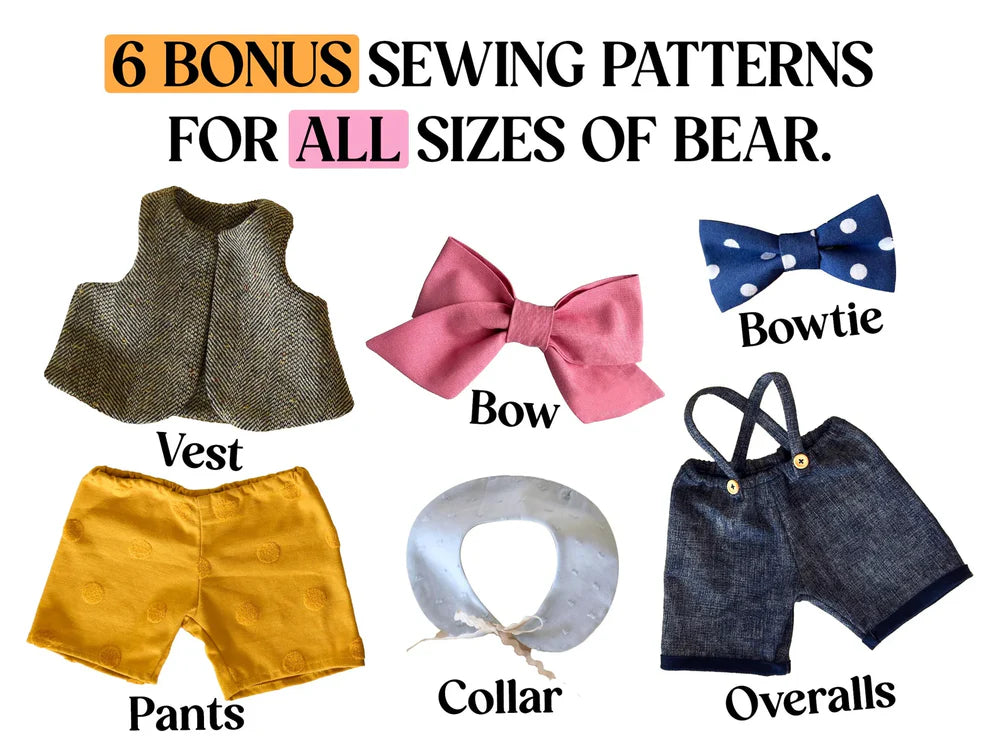 Sewing Patterns Bundle ( 6-in-1 Valued at 50$)