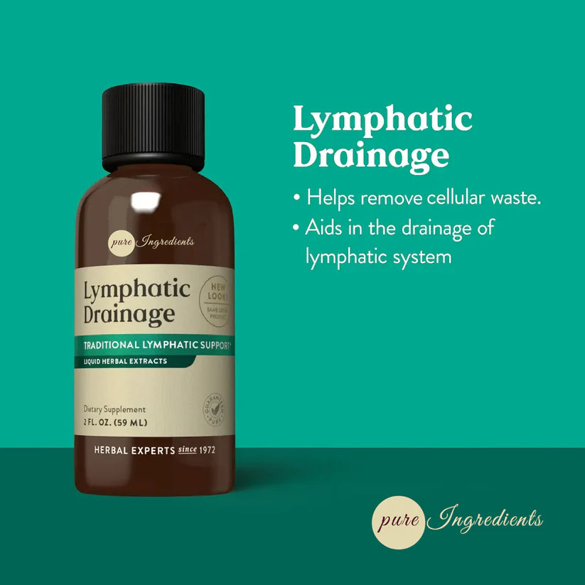 Lymphatic Drainage with Liquid Herbal Extracts