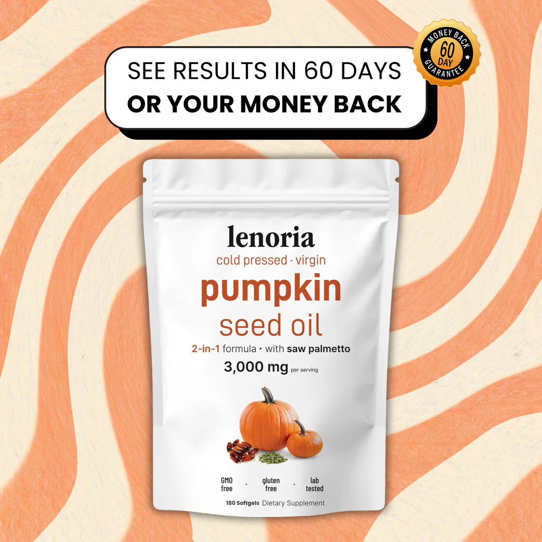 SwissCure® Pumpkin Oil Softgels