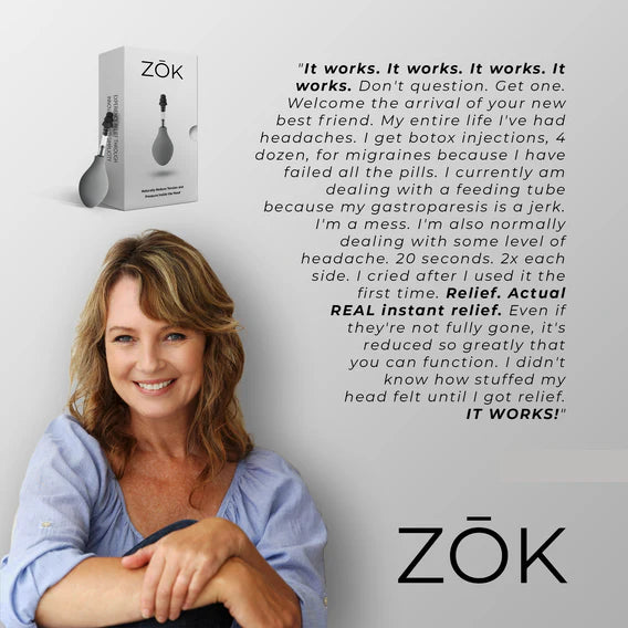 ZŌK - Instant Relief from Tension, Pressure, and Pulsating Discomfort